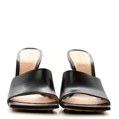 Bottega Veneta Lambskin Stretch Mule Sandals 39.5 Black 3 of 9