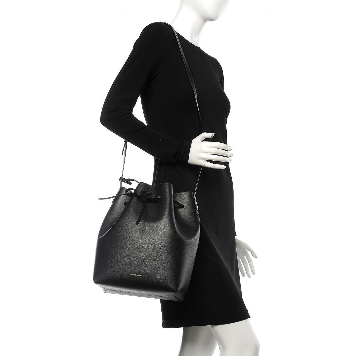 Saffiano Bucket Bag Black Flamma
