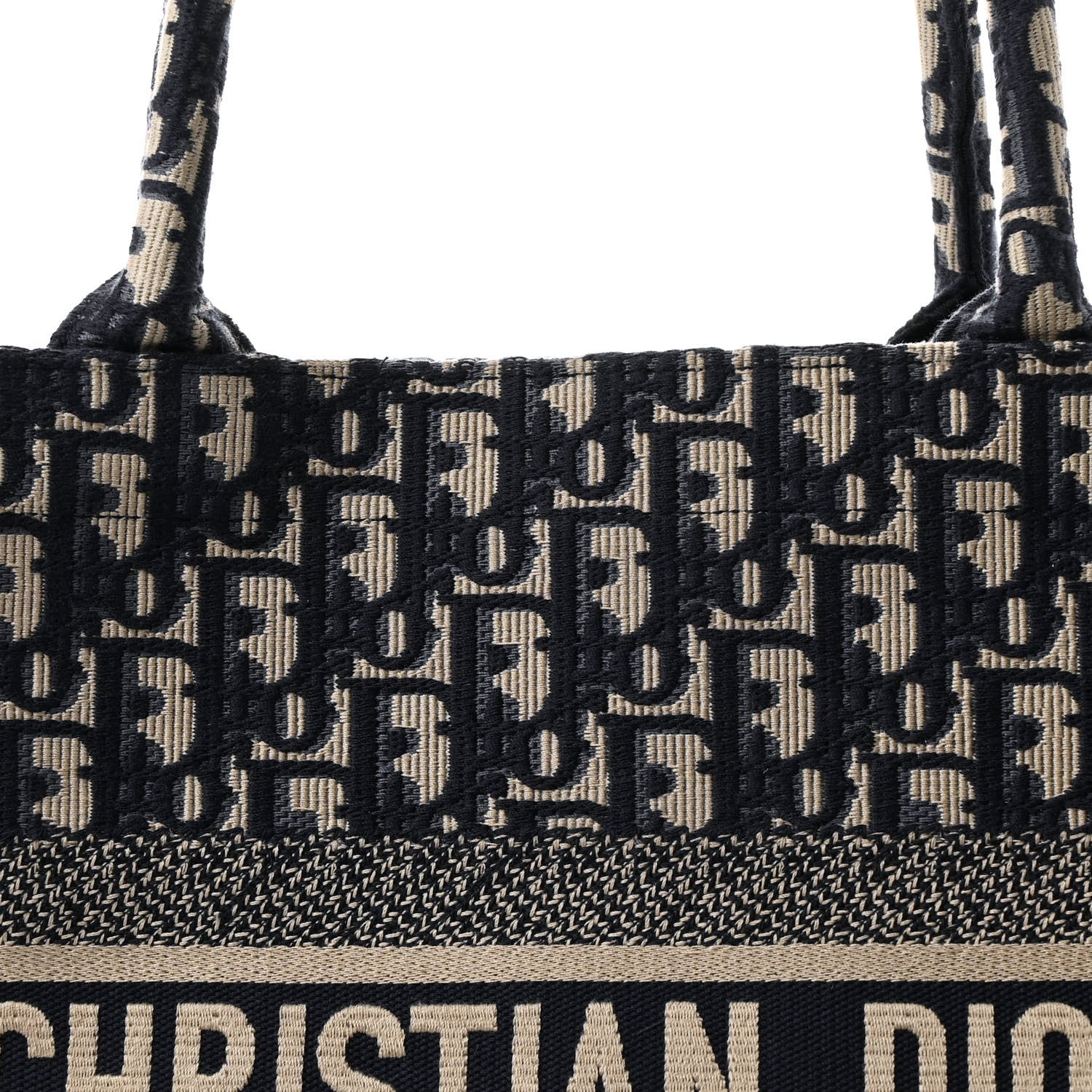 Christian Dior Oblique Medium Book Tote Blue Multicolor 8 of 13
