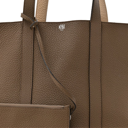 Moynat Taurillon Duo Cabas MM Tote Taupe 8 of 11
