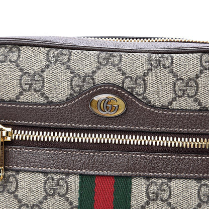 Gucci GG Supreme Monogram Web Small Ophidia Belt Bag 95 38 Dark Brown 8 of 11