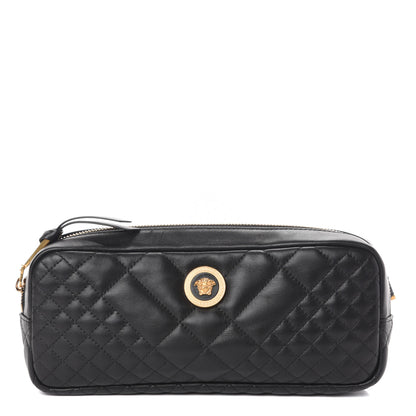Versace Nappa Barocco Quilted Vanitas Medea Belt Bag Black 1 of 10