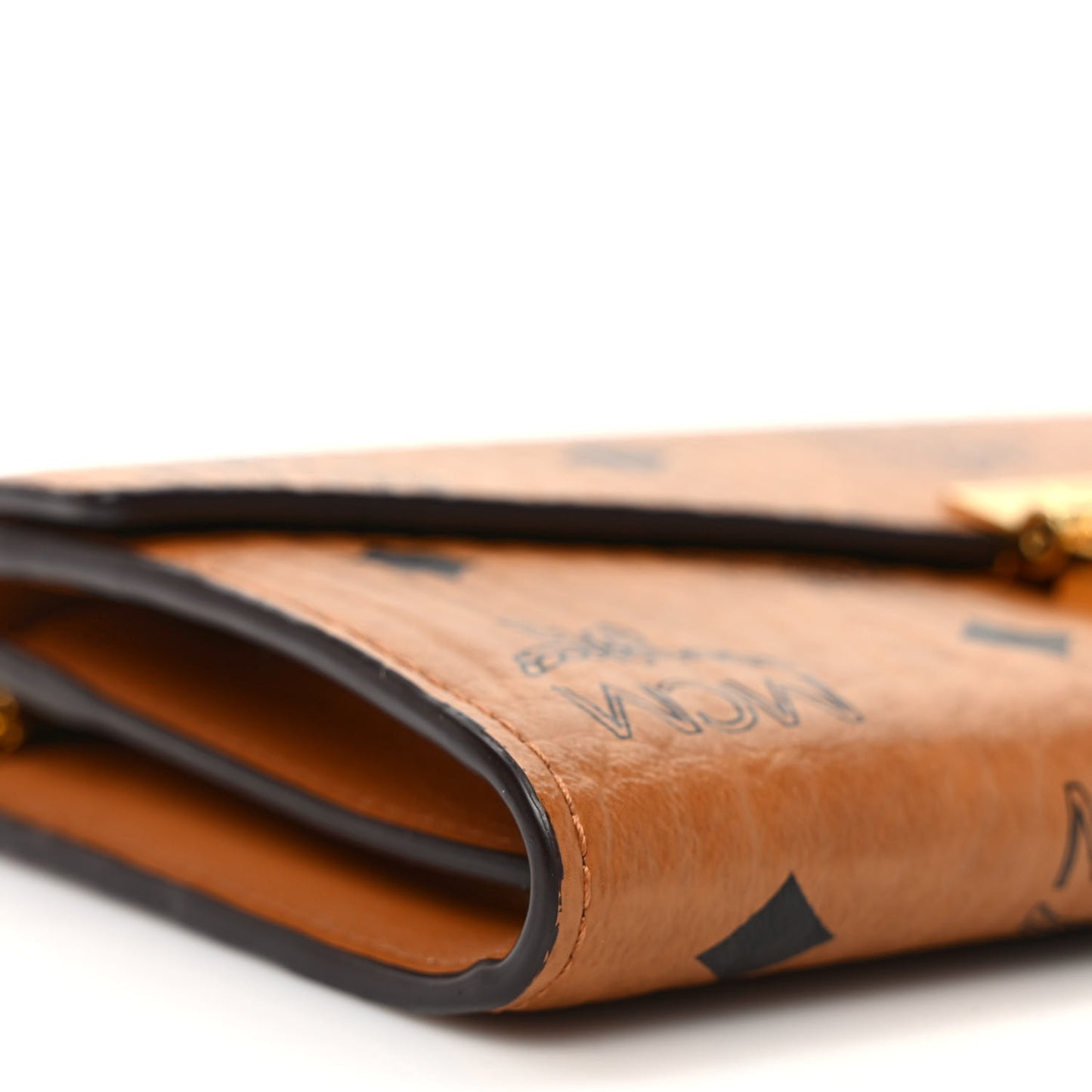 Visetos Large Patricia Wallet On Chain Cognac