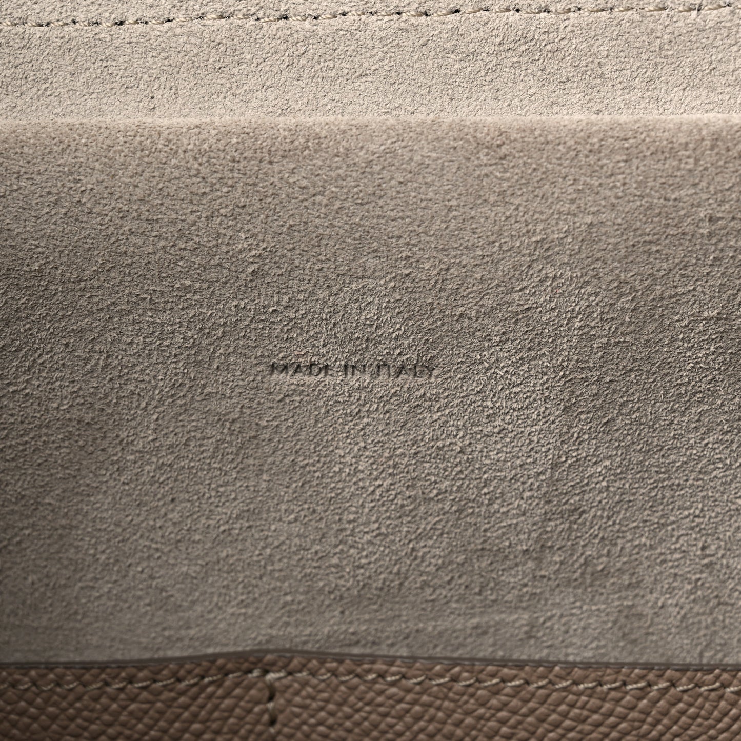 Grained Calfskin Mini Belt Bag Light Taupe