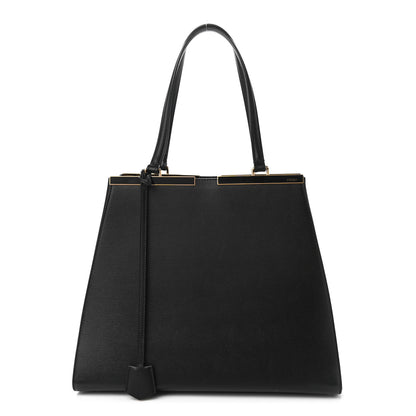 Fendi Vitello Elite Large 3Jours Tote Black 1 of 12