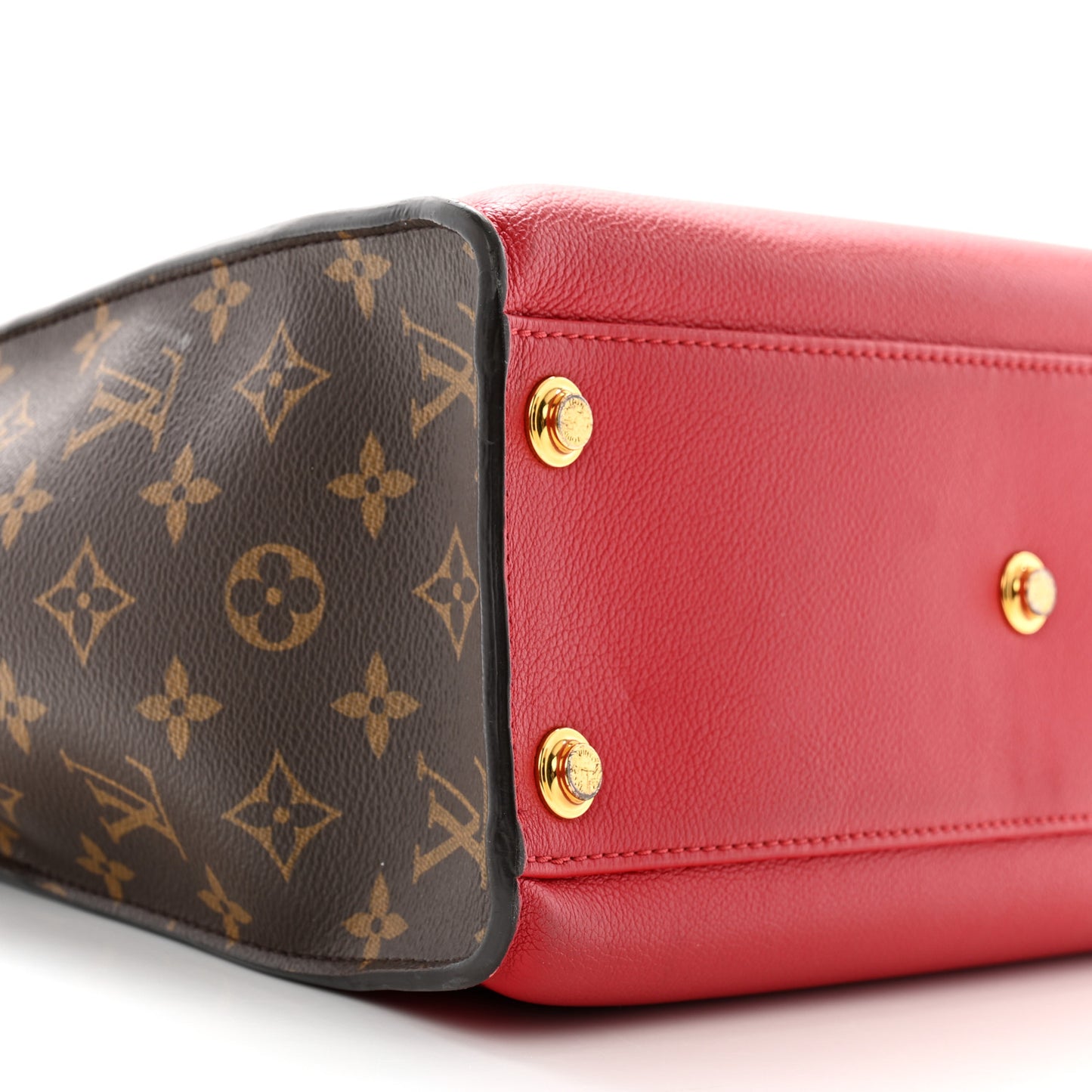 Calfskin Monogram On My Side Pirate Red