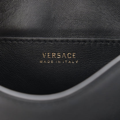 Versace Grained Calfskin Small La Medusa Top Handle Bag Black 6 of 13