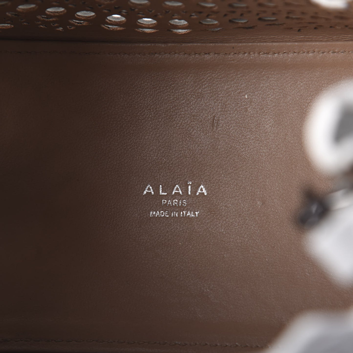 Calfskin Vienne Mina 20 Bag White