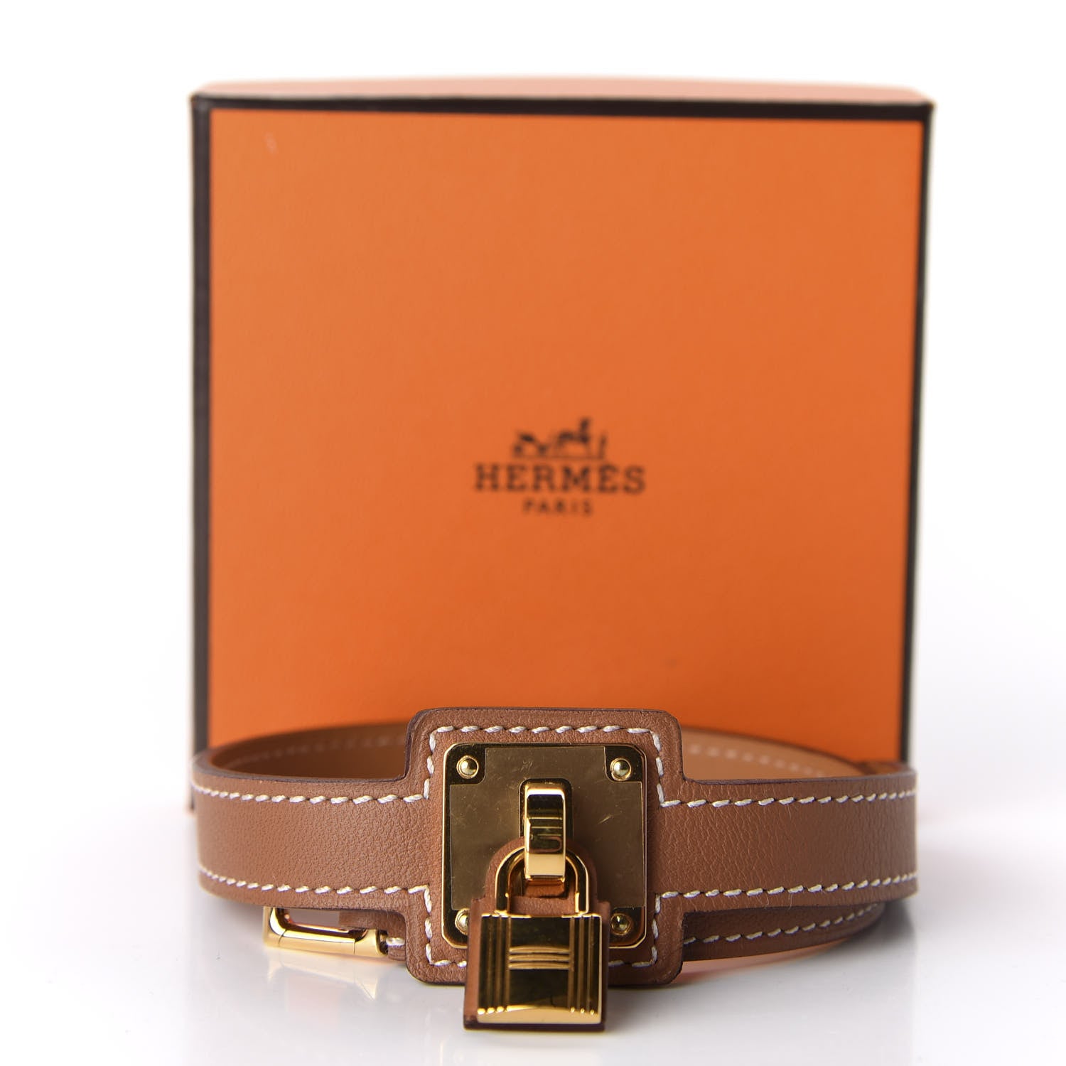 Hermes Swift O'Kelly Double Tour Bracelet T2 Gold 8 of 8