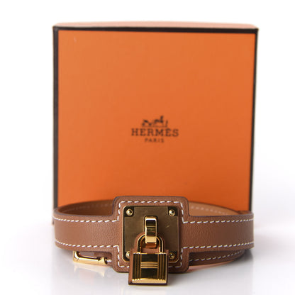 Hermes Swift O'Kelly Double Tour Bracelet T2 Gold 8 of 8