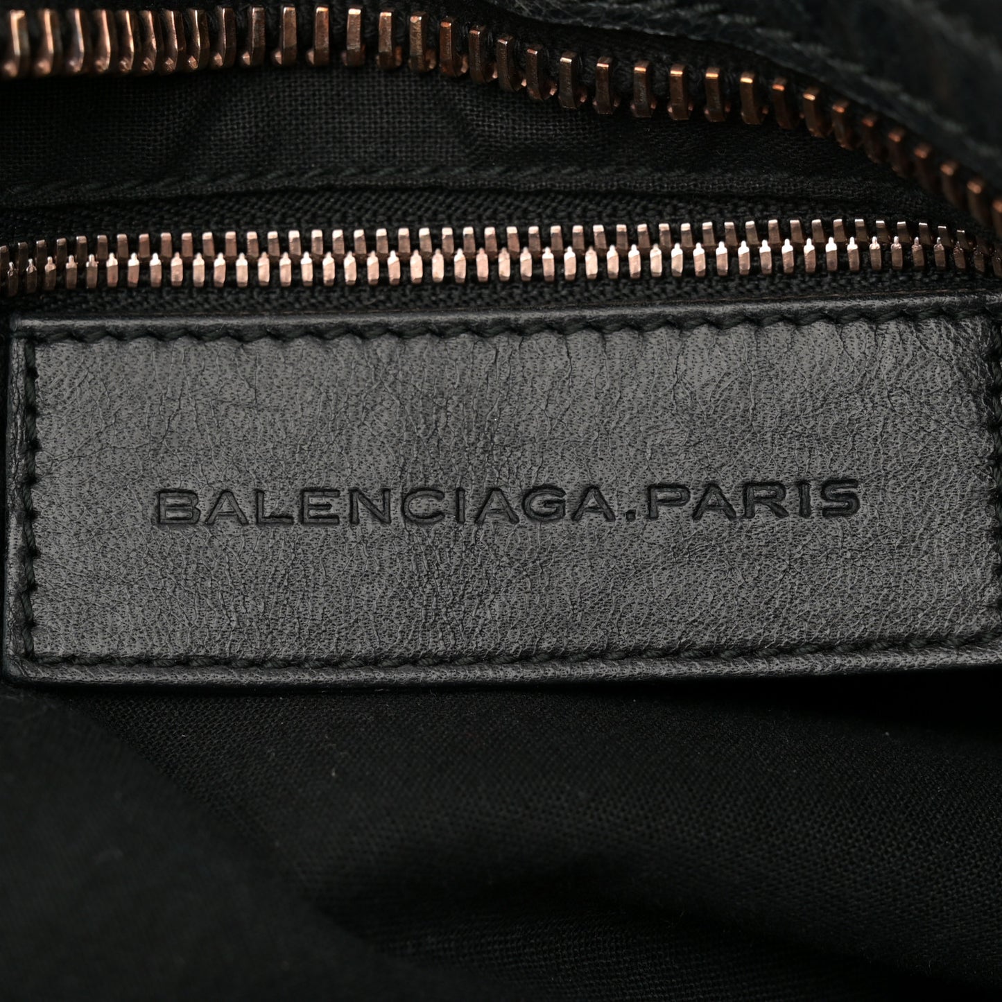 Agneau Giant 21 Rose Gold Hardware City Black