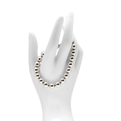 Tiffany Sterling Silver 10mm HardWear Ball Bracelet 2 of 5