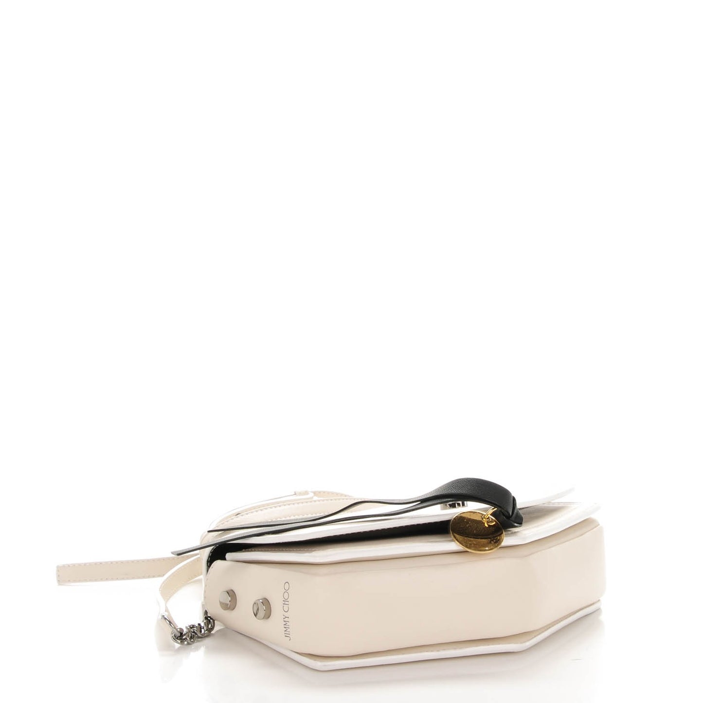 Nappa Arrow Crossbody Bag Chalk