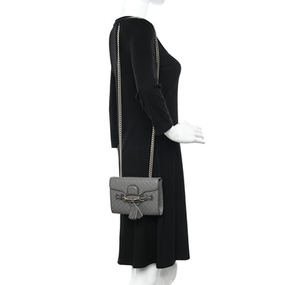 Gucci Soft Microguccissima Mini Emily Chain Shoulder Bag Loess 2 of 10