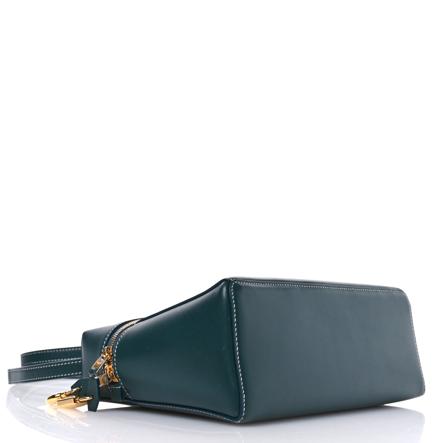 Loro Piana Smooth Calfskin Extra Bag L27 New Petrolio 4 of 10