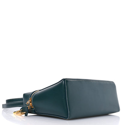 Loro Piana Smooth Calfskin Extra Bag L27 New Petrolio 4 of 10