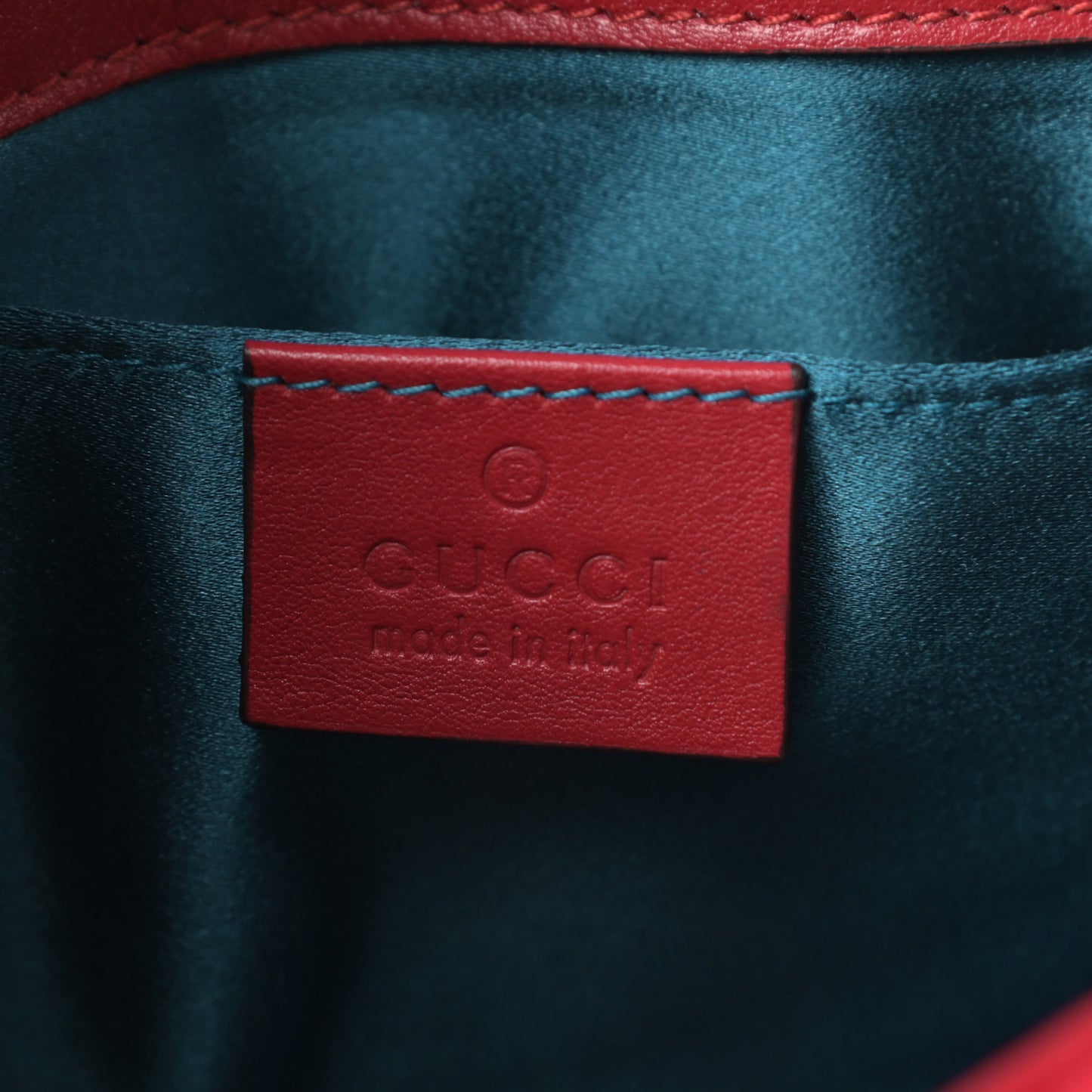 Velvet Matelasse Mini GG Marmont Shoulder Bag Hibiscus Red