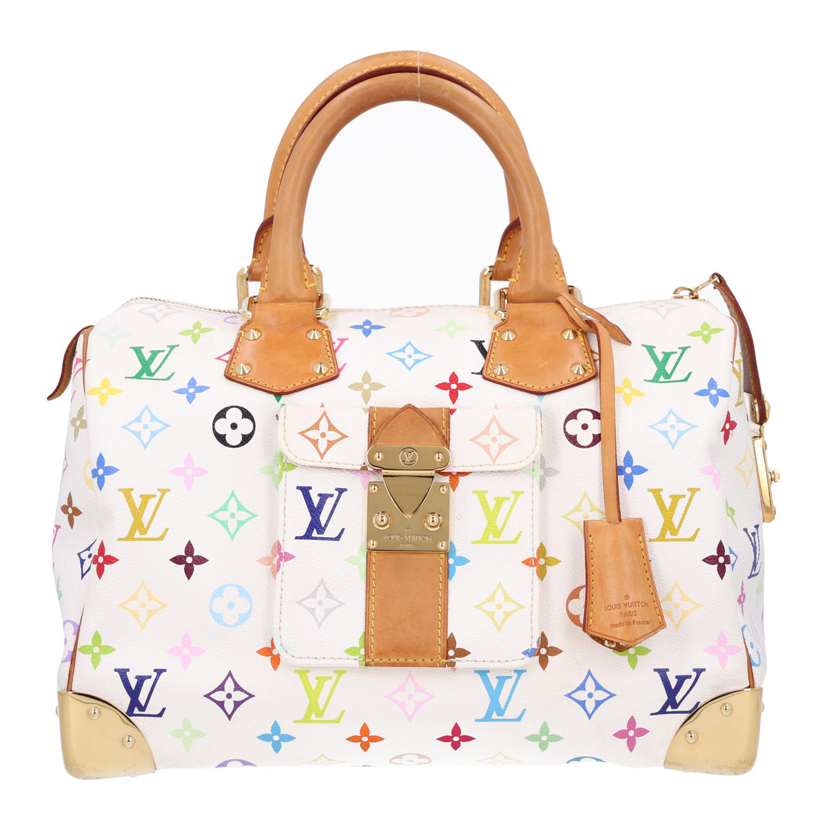 Louis Vuitton Monogram Multicolor Speedy 30 White 1 of 9