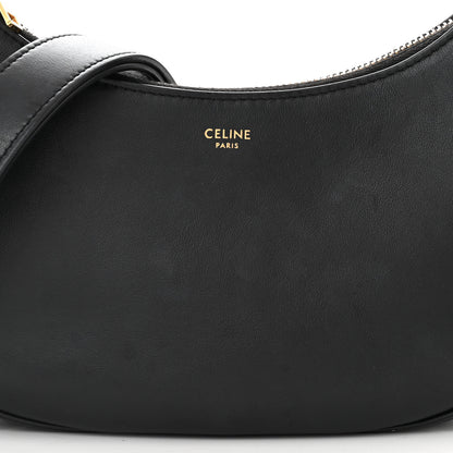 Celine Smooth Calfskin Medium Strap Ava Shoulder Bag Black 6 of 10