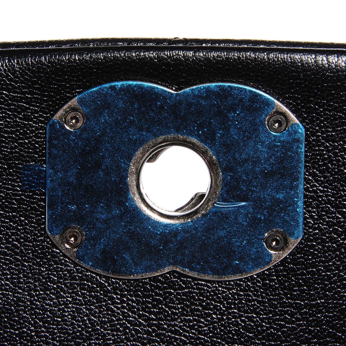 Metallic Goatskin Medium City Rock Flap Black
