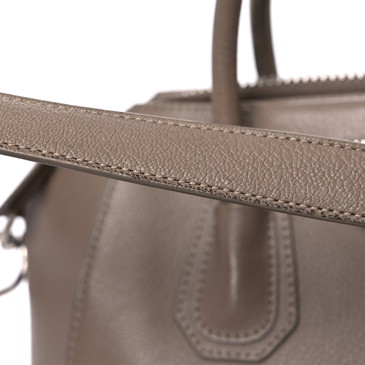 Sugar Goatskin Small Antigona Mastic