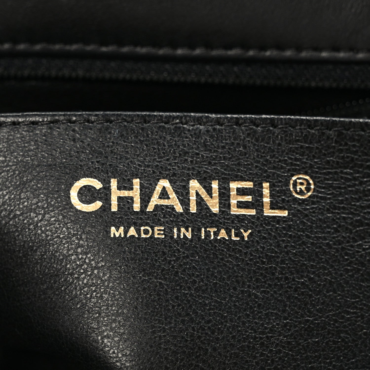 Chanel Lambskin Chevron Quilted Mini Rectangular Flap Black 6 of 9