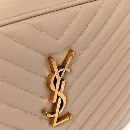 Saint Laurent Calfskin Matelasse Monogram Lou Camera Bag Ivory Natural 10 of 11