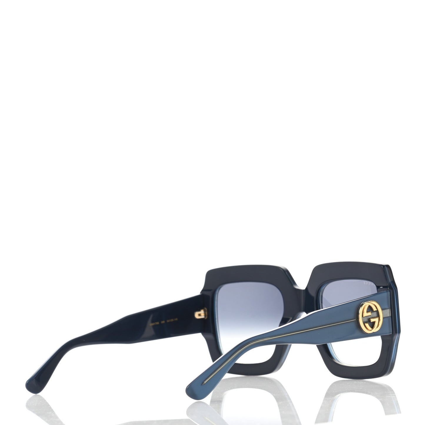 Acetate Square Web Frame GG0178S Sunglasses Navy