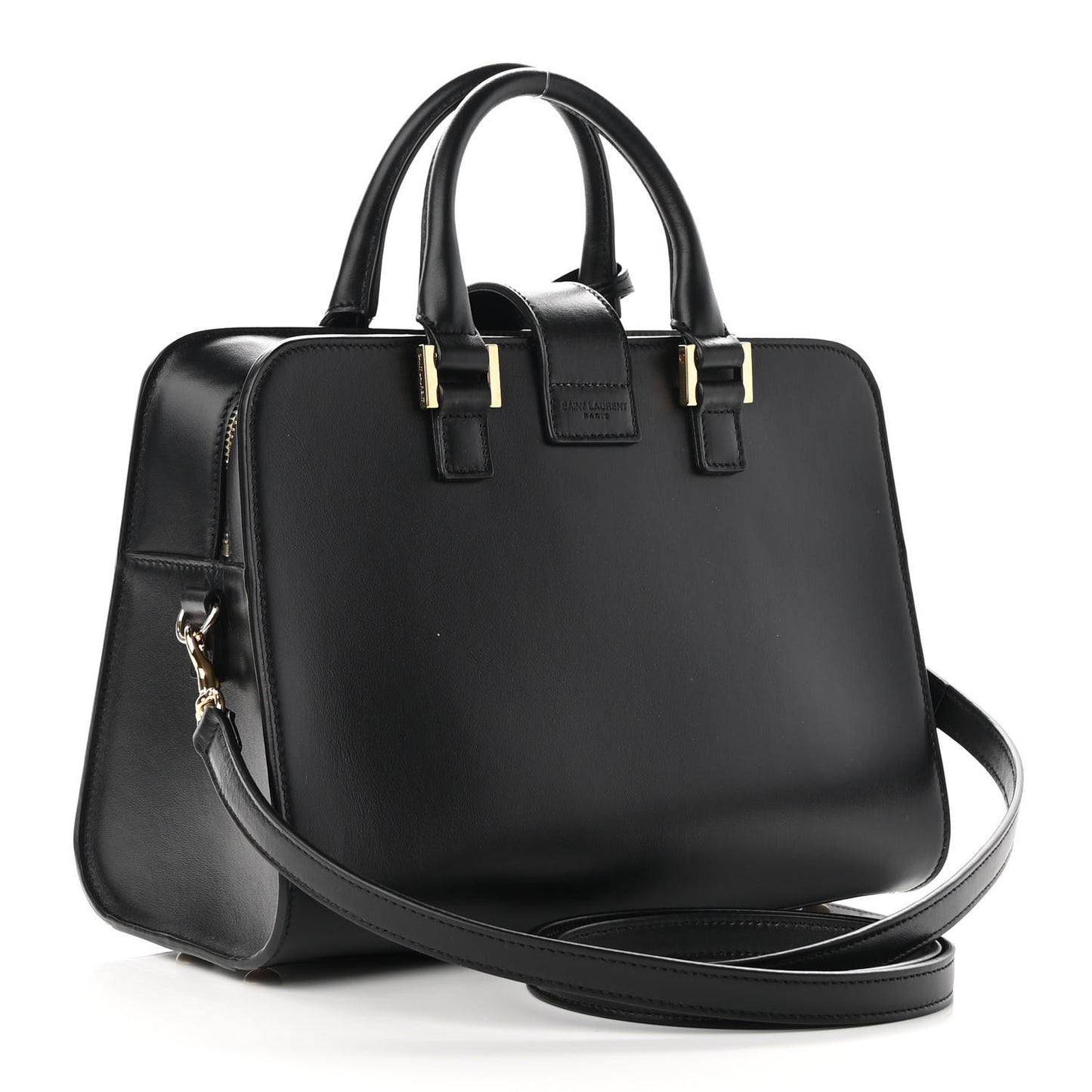Calfskin Monogram Baby Cabas Black