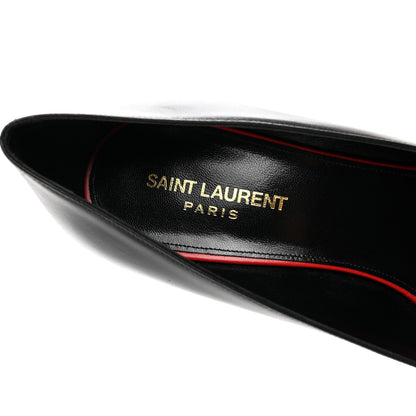 Saint Laurent Calfskin Anja 85 Pumps 40 Black 7 of 9