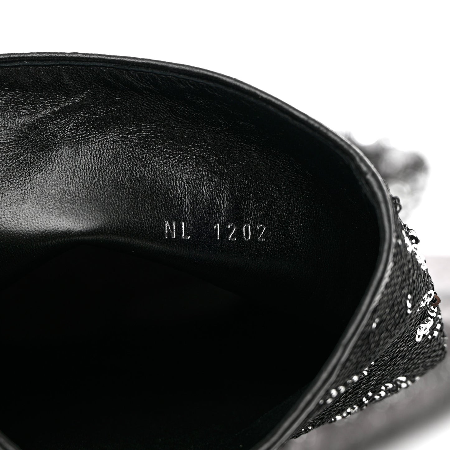 Sequin Donna High Boots 37 Black