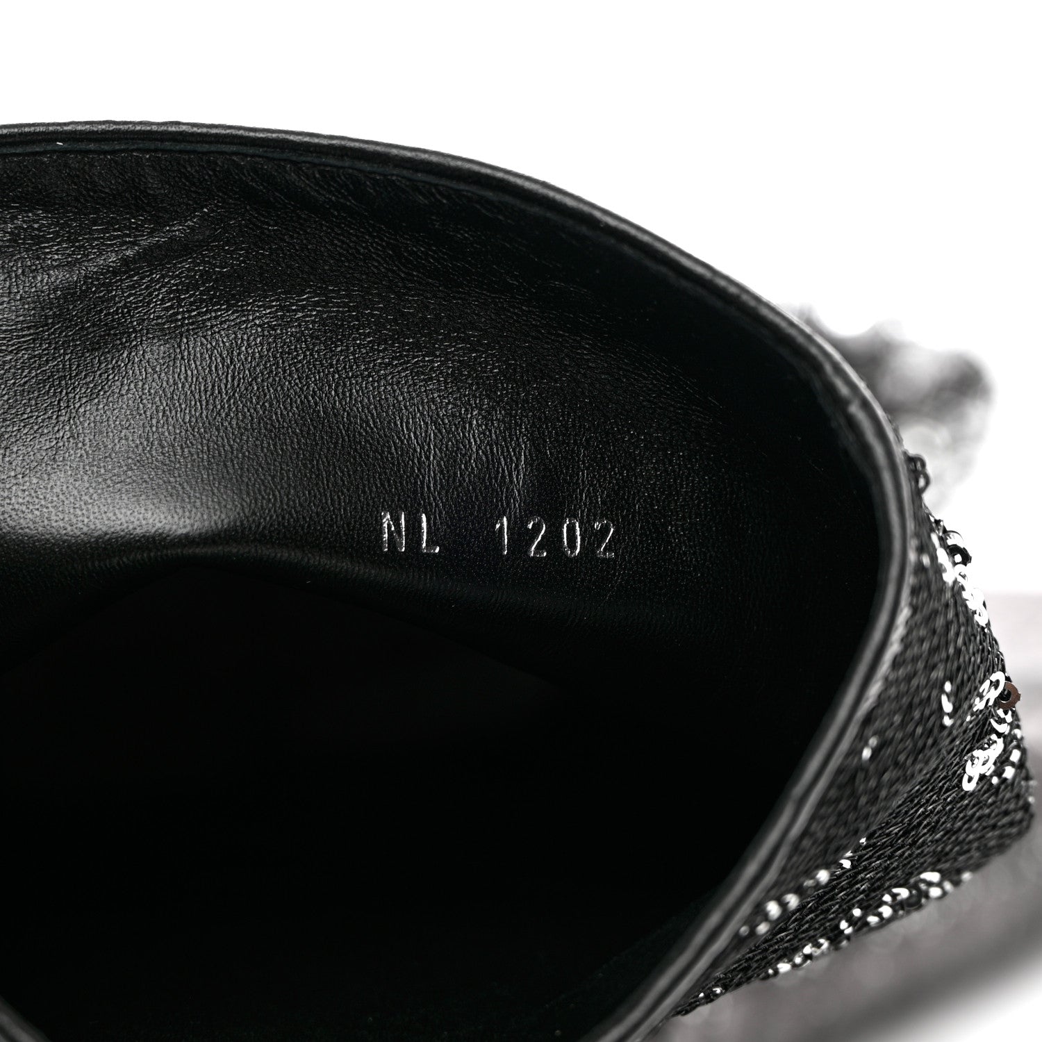 Louis Vuitton Sequin Donna High Boots 37 Black 7 of 9