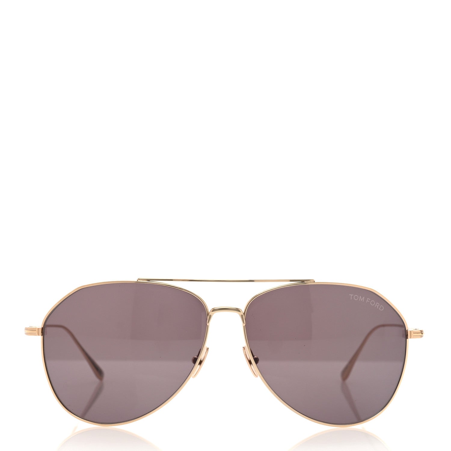 Tom Ford Titanium Cyrus Aviator Sunglasses TF747 Purple 2 of 8