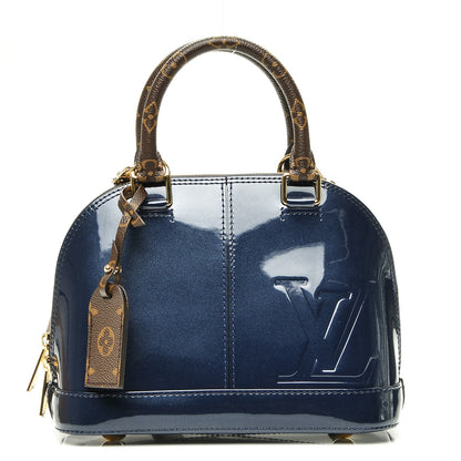 Louis Vuitton Patent Monogram Alma BB Marine 1 of 7