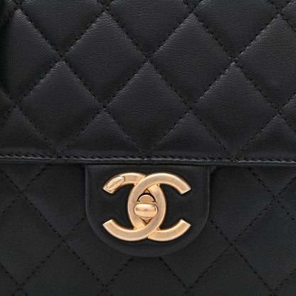 Chanel Goatskin Quilted Chic Pearls Flap Black 8 of 11