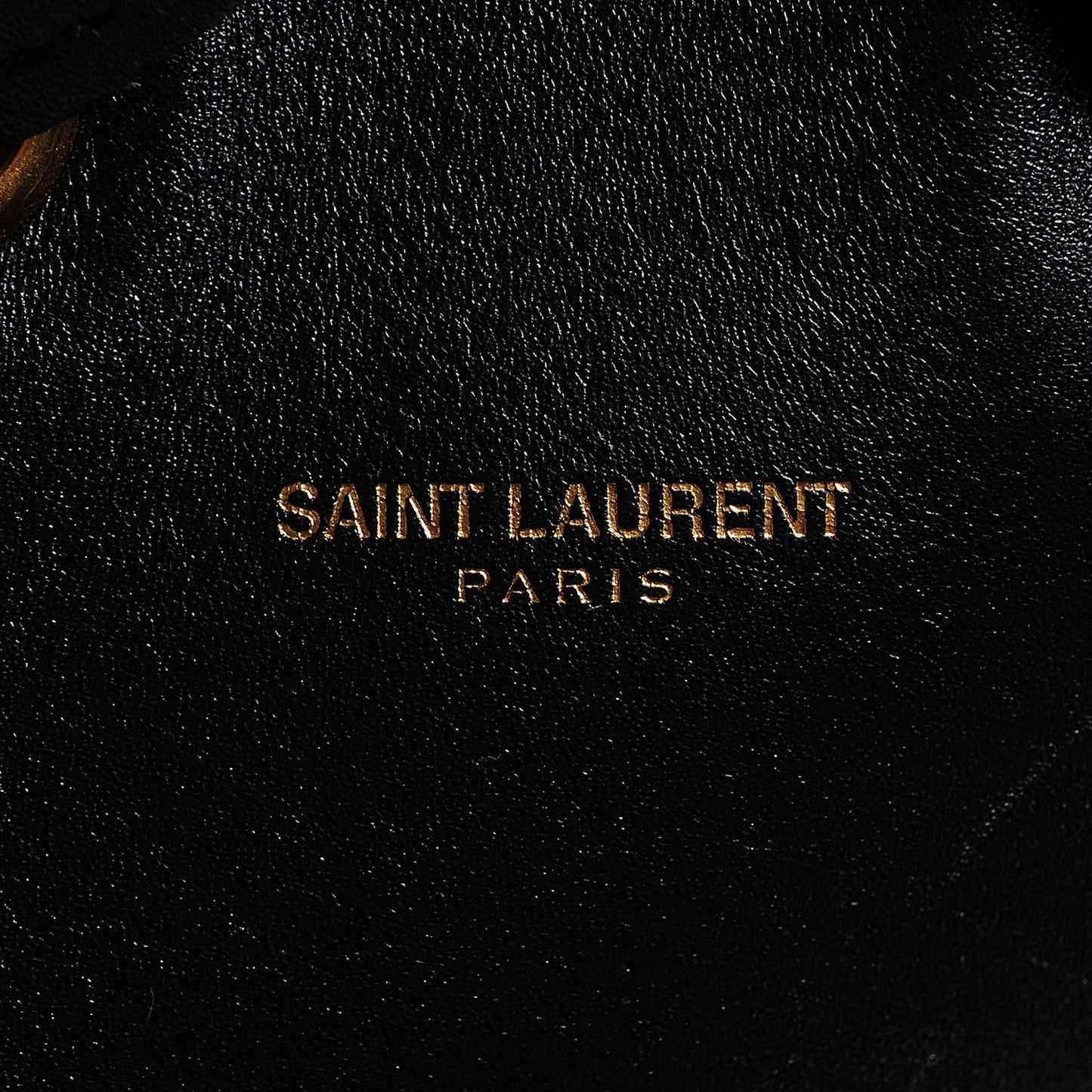 Calfskin Large Emmanuelle Bucket Bag Black