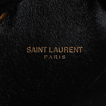Saint Laurent Calfskin Large Emmanuelle Bucket Bag Black 7 of 7