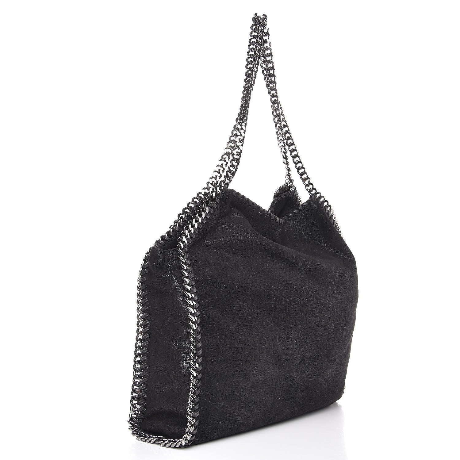 Stella McCartney Shaggy Deer Small Falabella Tote Black 3 of 8