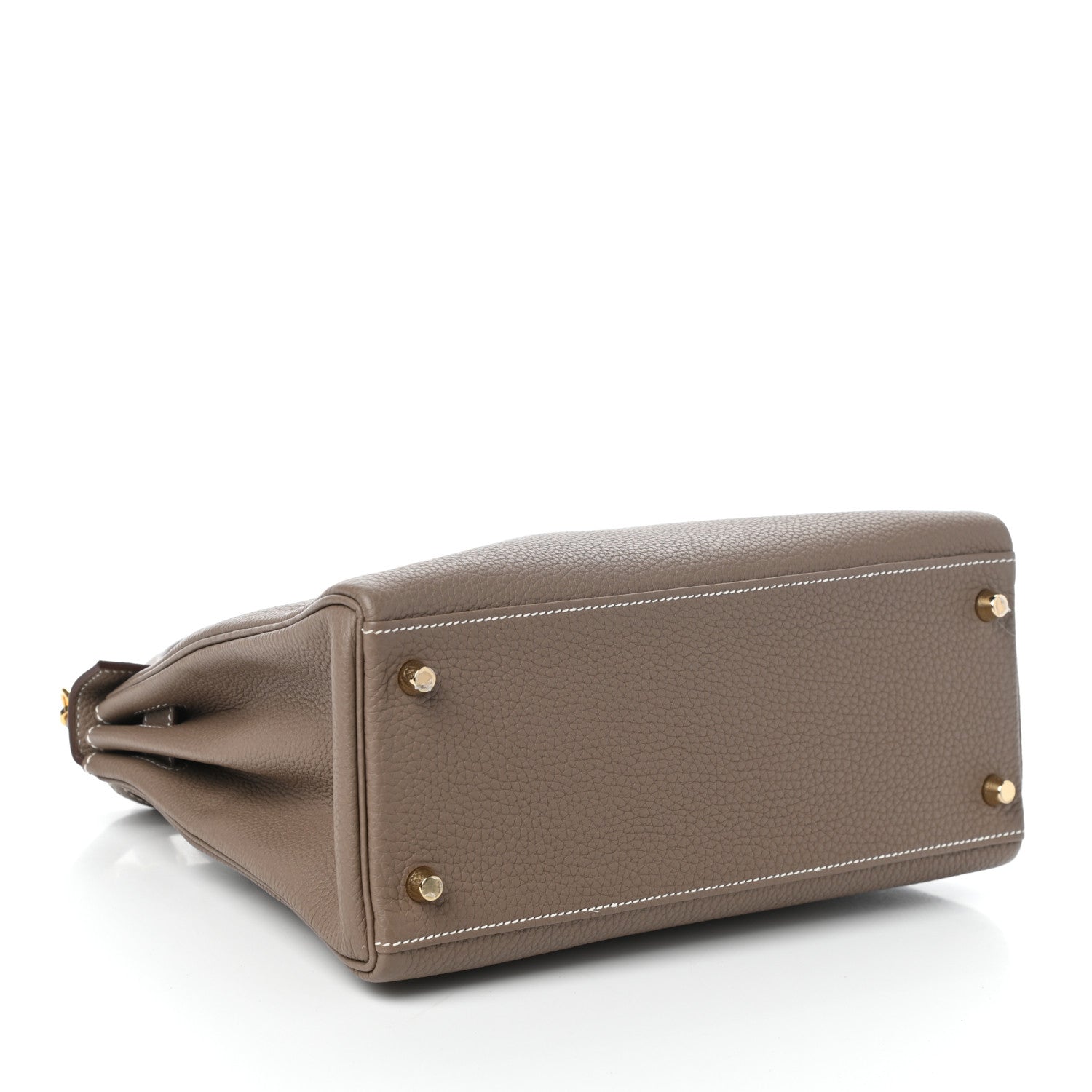 Hermes Togo Kelly Retourne 28 Etoupe 4 of 10