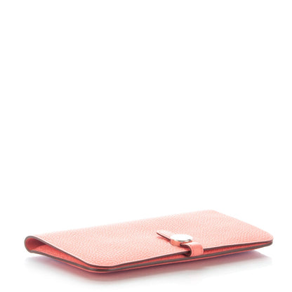 Hermes Togo Dogon Recto Verso Wallet Rose Candy 4 of 7