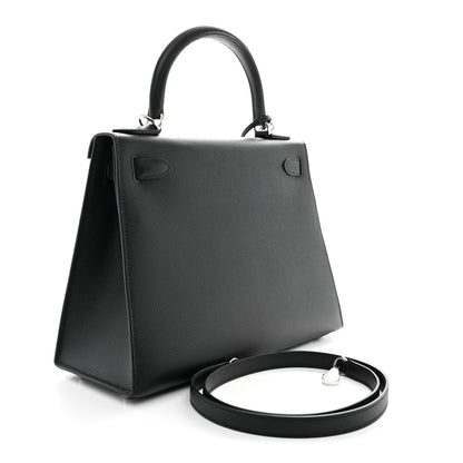 Hermes Epsom Kelly Sellier 28 Black 3 of 10