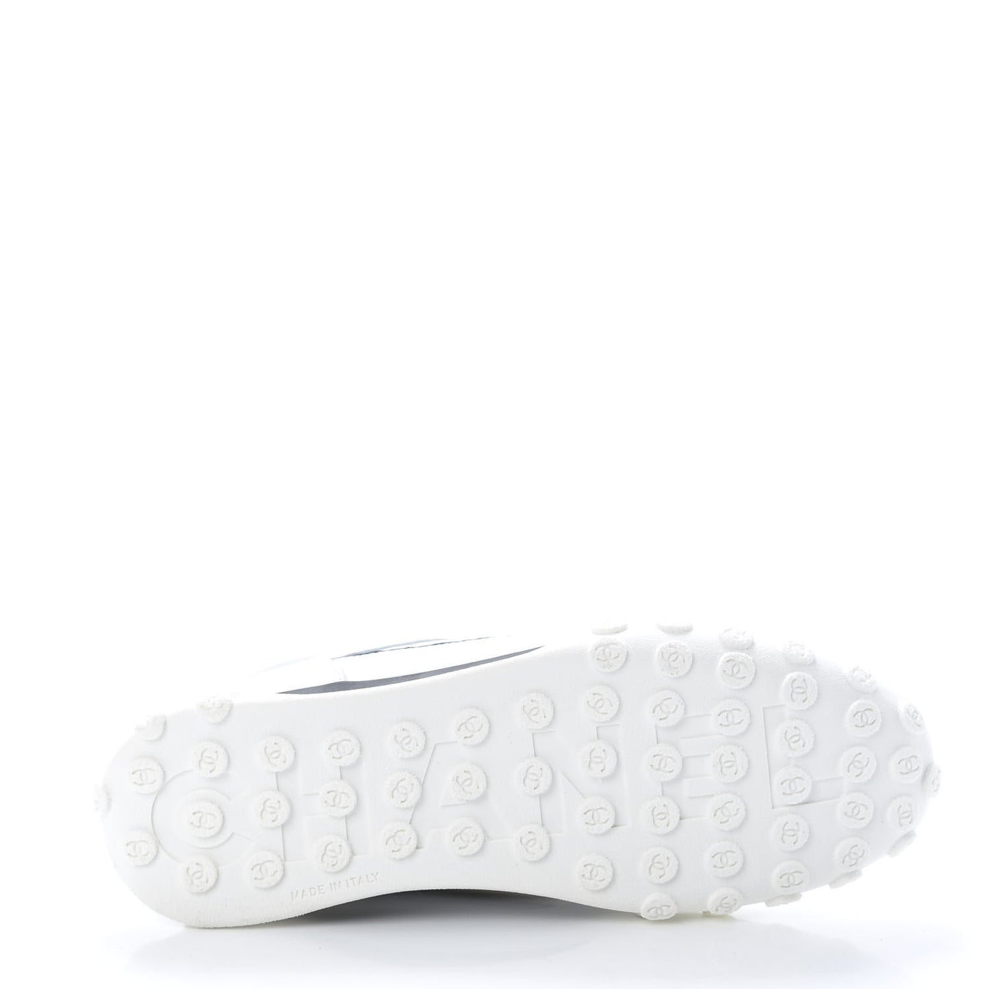 Calfskin Mesh Lycra Womens Logo High Top Sneakers 42 White