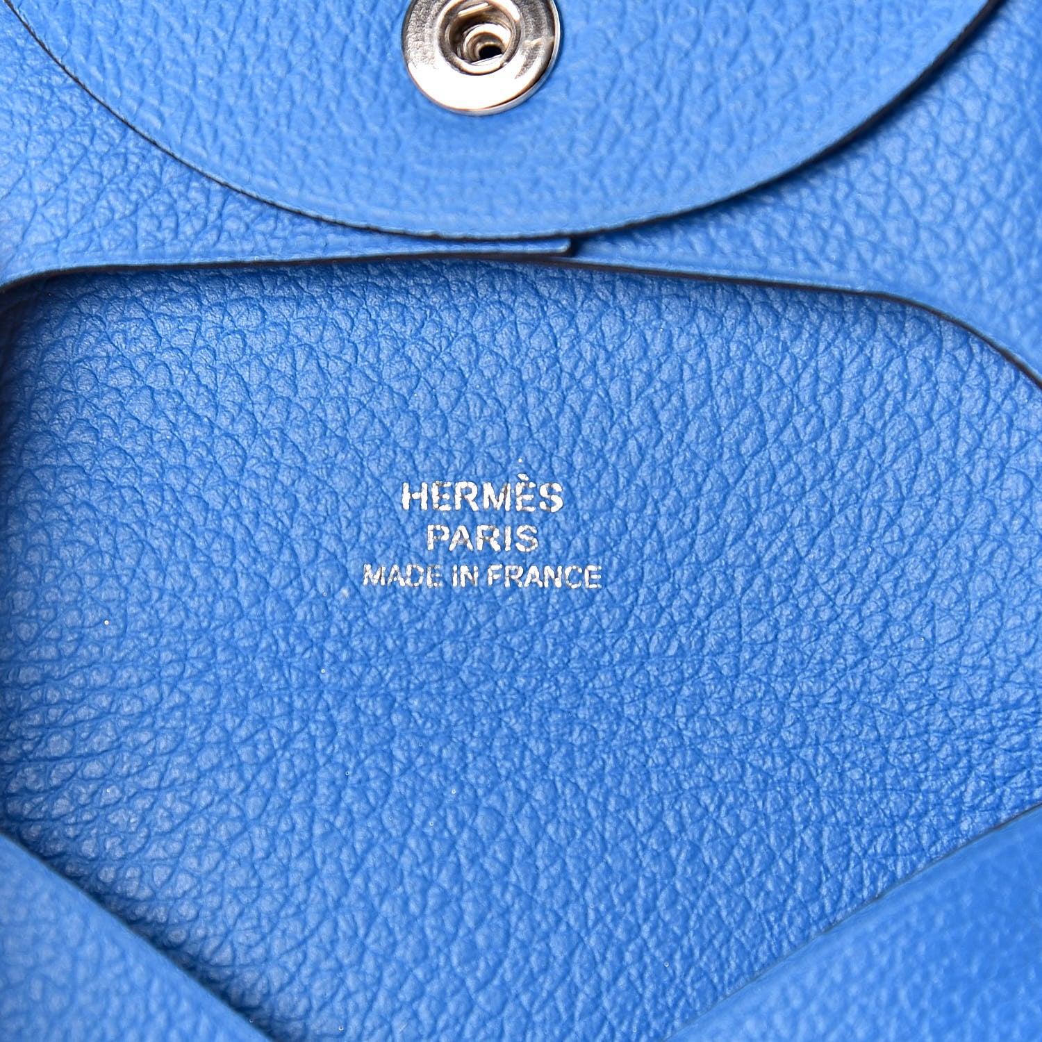 Hermes Evercolor Bastia Coin Purse Bleu Hydra 6 of 8