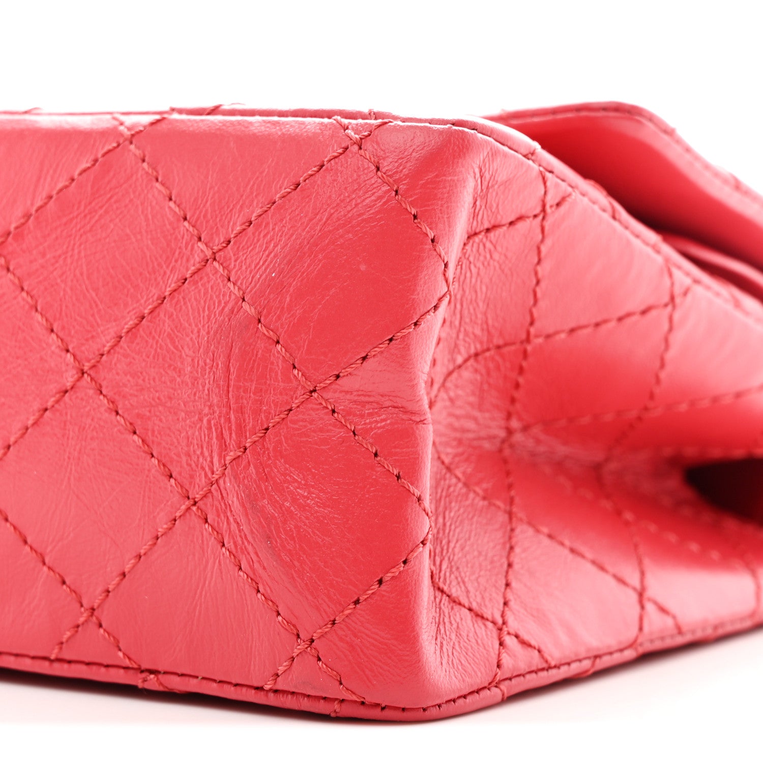 Chanel Aged Calfskin Quilted 2.55 Reissue 225 Flap Red 10 of 10