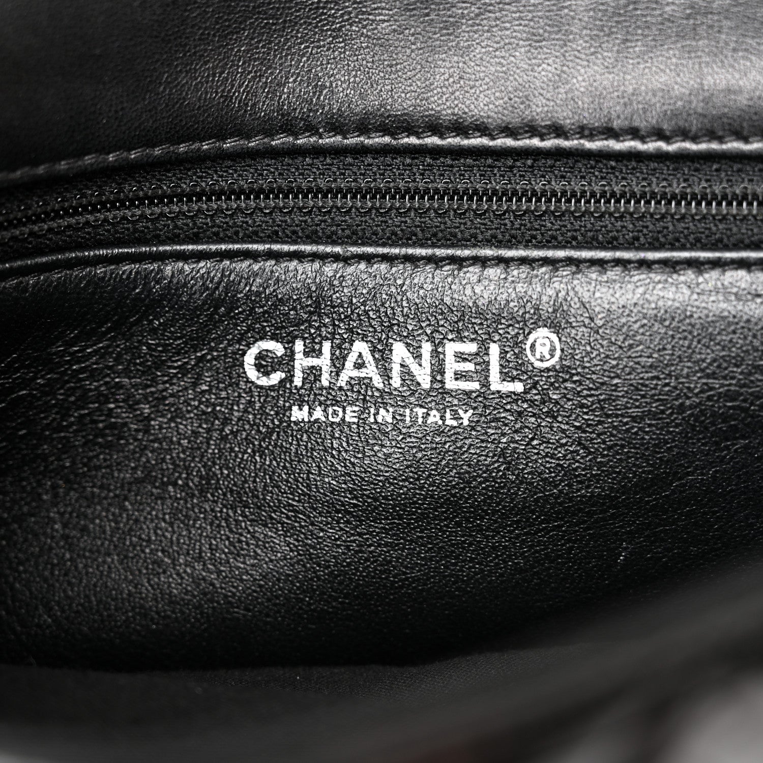 Chanel Lambskin Patent Classic Twist Crescent Flap Bag Black 6 of 11