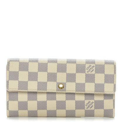 Louis Vuitton Damier Azur Sarah Wallet 1 of 9