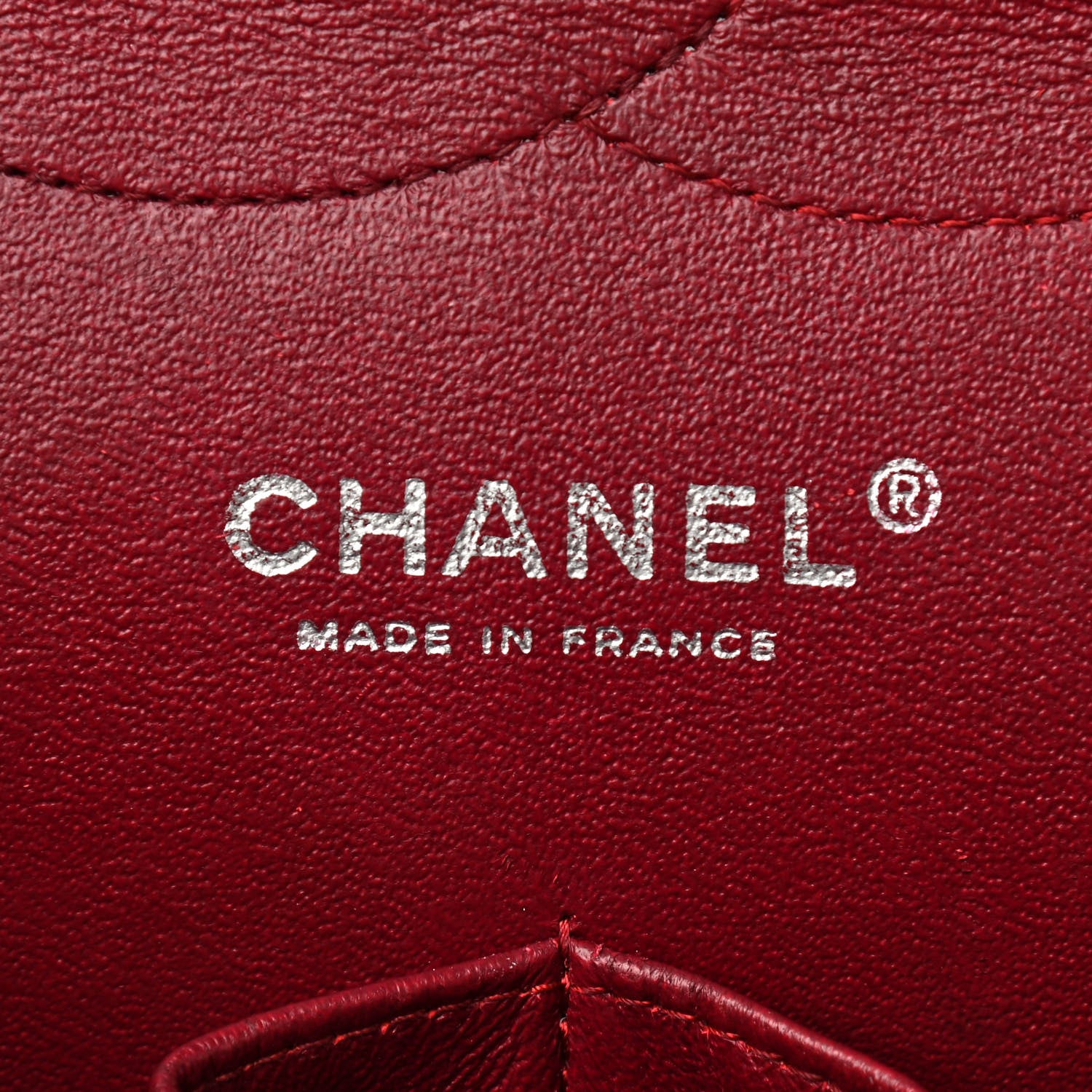 Chanel Patent Quilted Jumbo Double Flap Dark Red 7 of 13