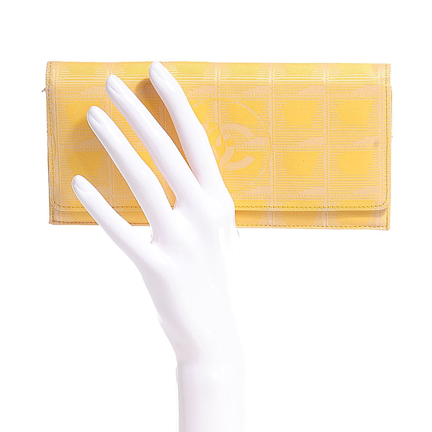 Nylon Travel Flap Wallet Yellow