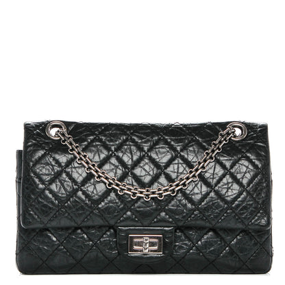 Chanel Aged Calfskin Quilted 2.55 Reissue 225 Flap Black 1 of 7