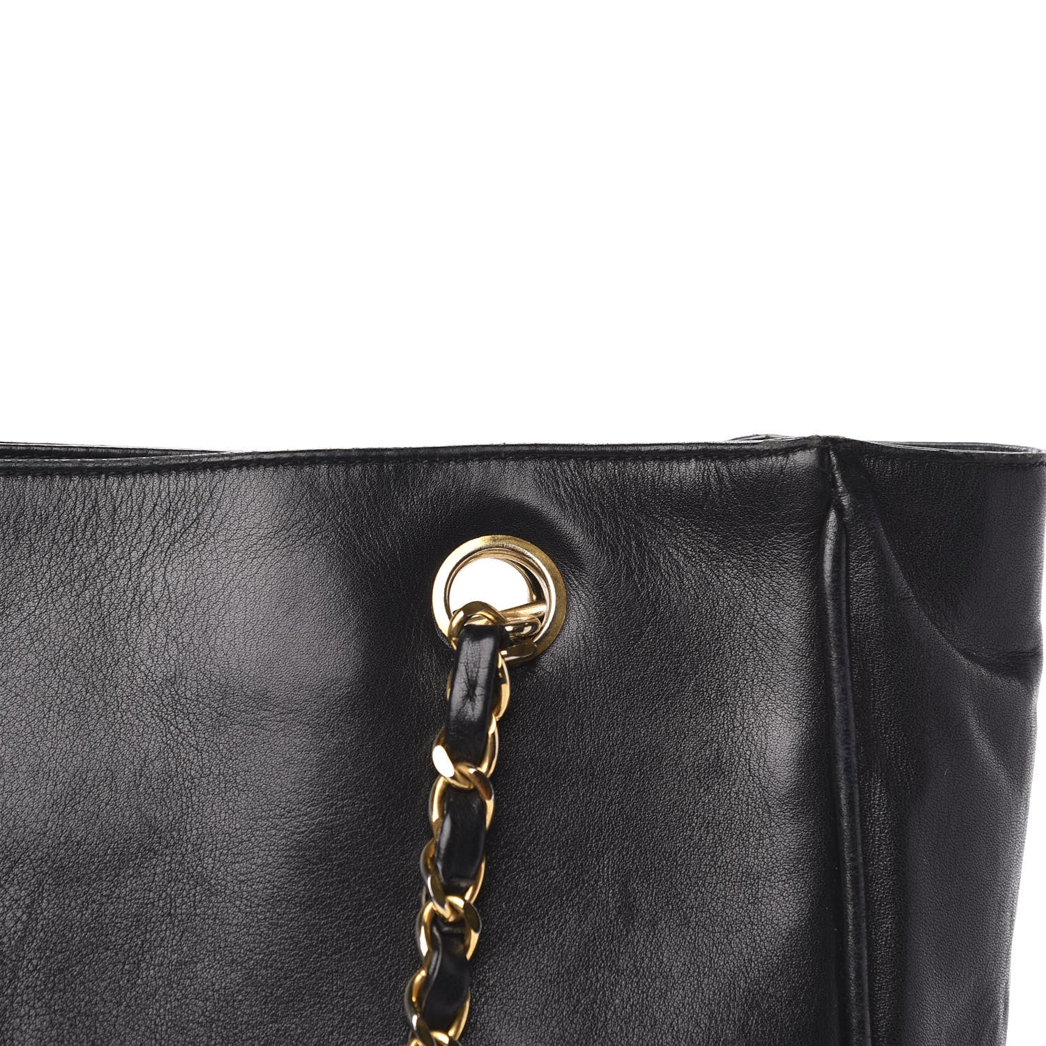 Chanel Lambskin Quilted Shoulder Bag Black 18 of 18